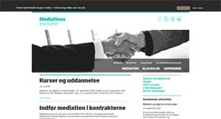 Desktop Screenshot of mediationsinstituttet.dk