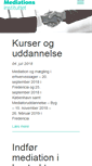 Mobile Screenshot of mediationsinstituttet.dk